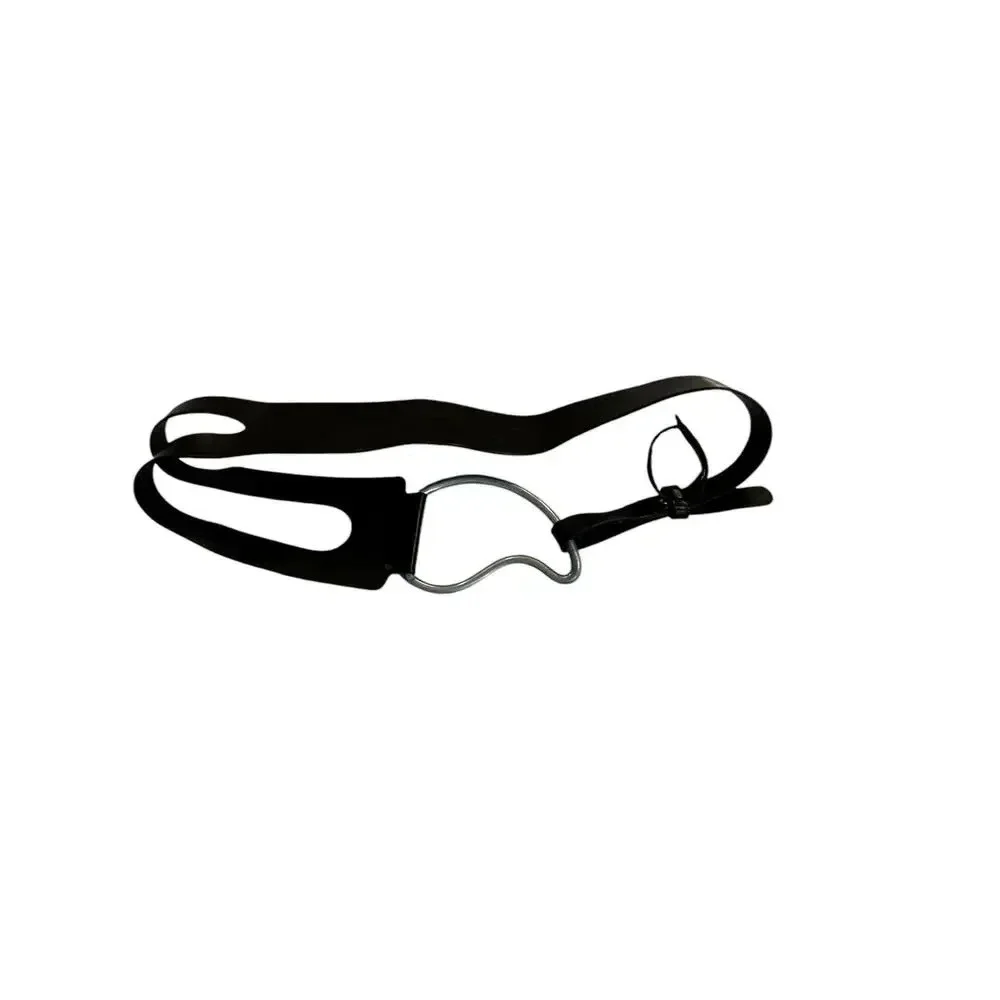Bebe Women's Black Genuine Leather Belt